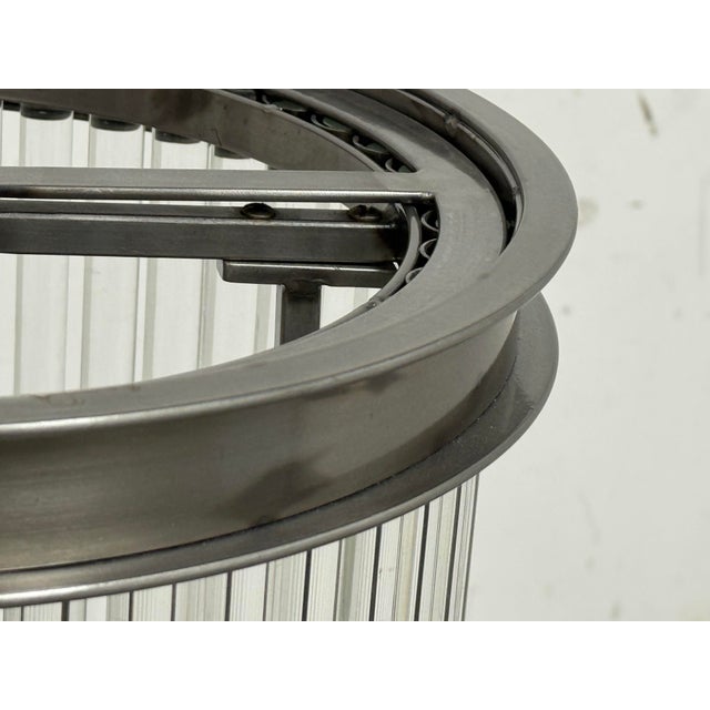 Glass Wah Sing Lamp Company Glass Rod Floor Lamp For Sale - Image 7 of 12