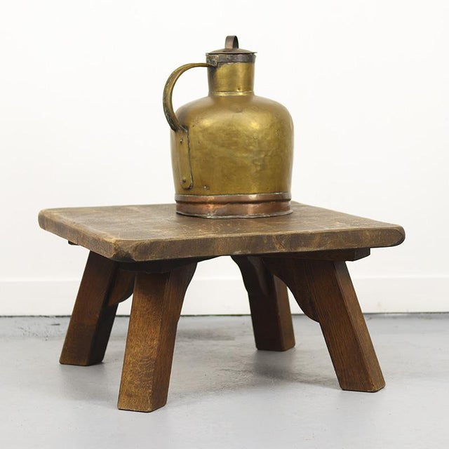 Metal Large French Brass Canne à Lait or Milk Jug For Sale - Image 7 of 9