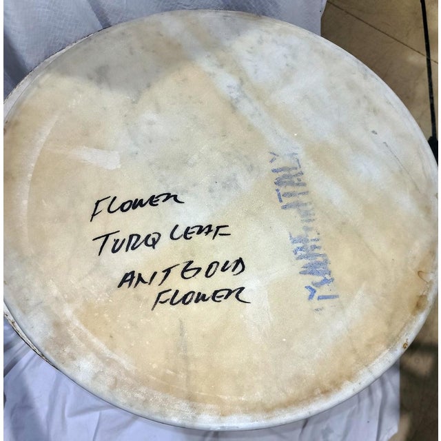 1960s Italian Rococo Marble Top Side Tables For Sale In West Palm - Image 6 of 8