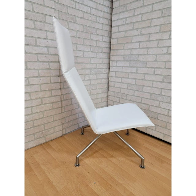 Modern Mikasa High Back Lounge Chairs by Davis Furniture - Set of 3 For Sale - Image 11 of 13