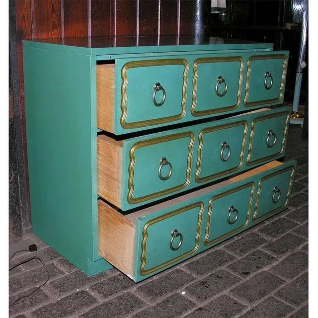 1950s Classic "Espana" Chests in the Style of Dorothy Draper - A Pair For Sale - Image 5 of 9