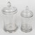 French Mid-Century Modern Glass Apothecary Jars, Set of 2 For Sale - Image 10 of 11