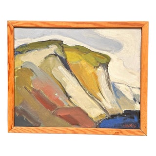 Stig Delang, Landscape, 1950s, Oil on Canvas, Framed For Sale