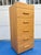 Contemporary Modern Tall Oak Dresser With Lift-Up Mirror For Sale - Image 12 of 12
