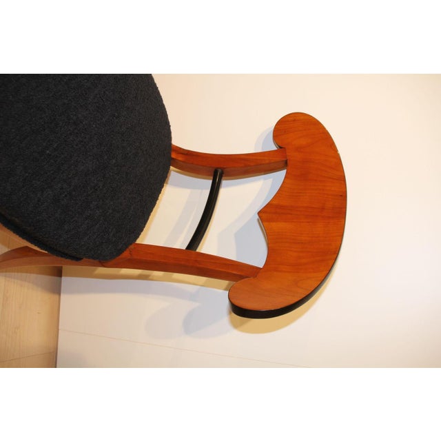 Biedermeier Cherry Veneer Shovel Chair, South Germany, 1820s For Sale - Image 13 of 15