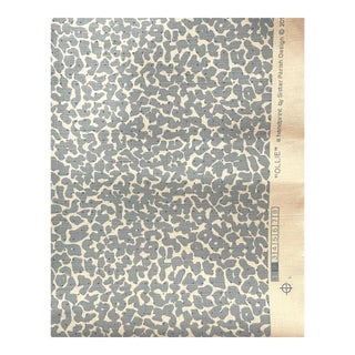 Sister Parish “Ollie” Penobscot Blue Fabric 2/3 Yard For Sale