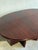 Wood Extendable Rosewood Oval Dining Table Cross Pedestal Mid-Century Modern 1970s For Sale - Image 7 of 11