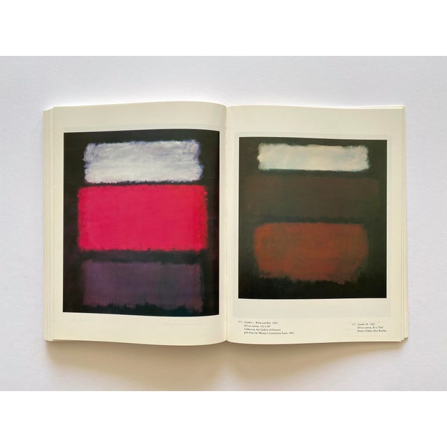 " Mark Rothko 1903 - 1970 " a Retrospective " Vintage 1979 First Edition Abstract Expressionist Lithograph Print Exhibition Art Book For Sale - Image 11 of 12