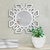 Eduina Symmetrical Cut Pattern Wall Mirror For Sale - Image 10 of 11