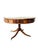 English Georgian Revival Mahogany 48.25" Drum Table With Green Tooled Leather Top, Circa 1900 For Sale - Image 14 of 18