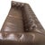 Traditional Chesterfield Leather Grand Sofa Crafted by Pottery Barn. For Sale - Image 3 of 6