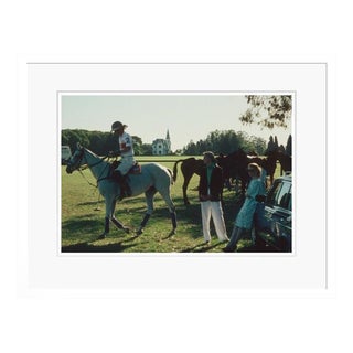Polo People 1990 by Slim Aarons Framed C Print For Sale