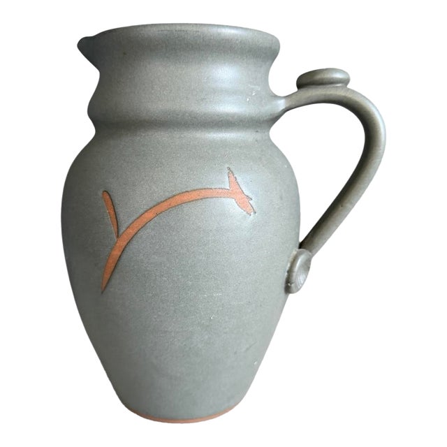 Studio Pottery Pitcher by Yvonne Lynch, Nova Scotia For Sale