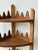 Vintage Sawtooth Edge Tiered Corner Shelf, Circa 1950s-60s For Sale - Image 10 of 14