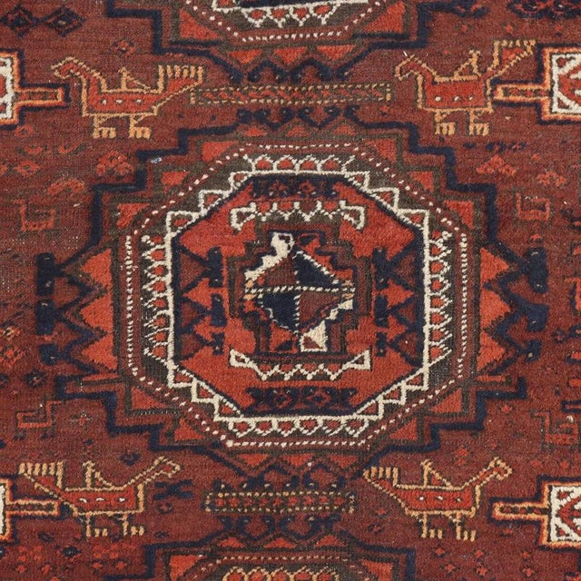 Asian Wool Rug in Heavy Knot For Sale - Image 3 of 7