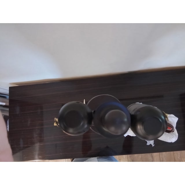 Metal Jie Table Lamp, Copper Finish From Baker's McGuire Collection, Design by Robert Kuo For Sale - Image 7 of 8