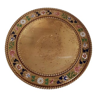 19th Century French Belle Époque Gilt Ormolu Compotier For Sale