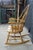 Vintage Nichols & Stone Oak Windsor Rocking Chair Hoop Back Colonial Rocker For Sale - Image 9 of 17