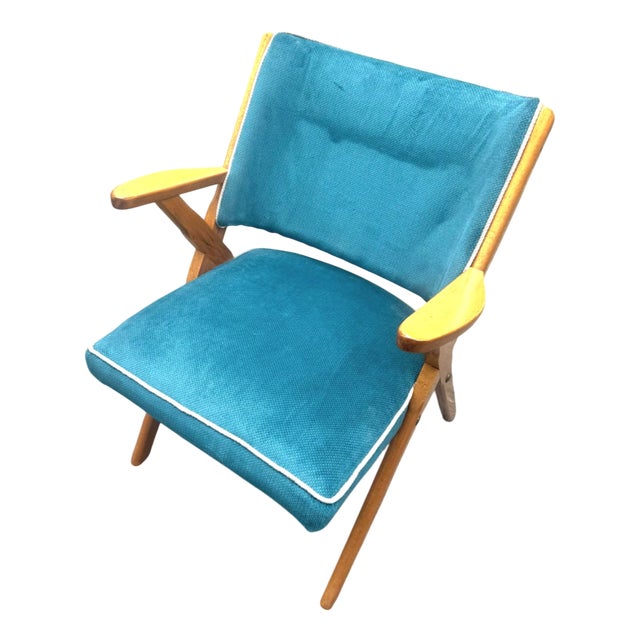 Nordic Armchair from Dal Vera, Italy, 1950s For Sale
