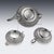 19th Century Antique Indian Kutch Silver Tea Service, Set of 3 For Sale - Image 6 of 18