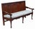 18th Century Georgian Oak Settle Bench Seat, 1790s For Sale - Image 9 of 9