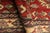 Textile Boho Chic Super Kazak Red/Gold Wool Rug - 4'1'' X 5'5'' For Sale - Image 7 of 10