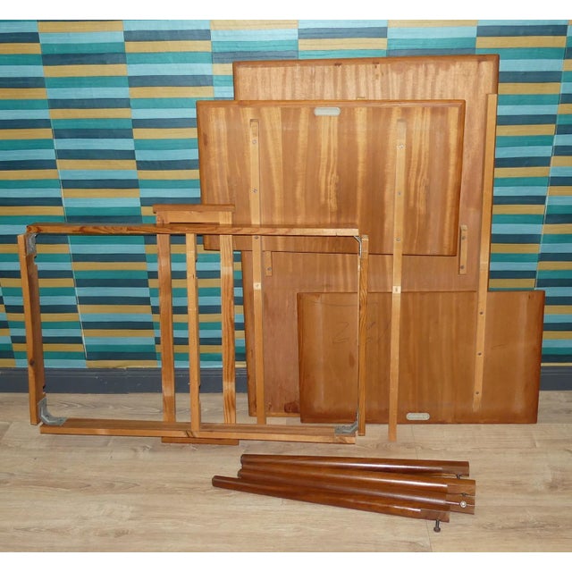 Mid-Century Modern Teak Extendable Dining Table, Denmark, 1960s For Sale - Image 12 of 15