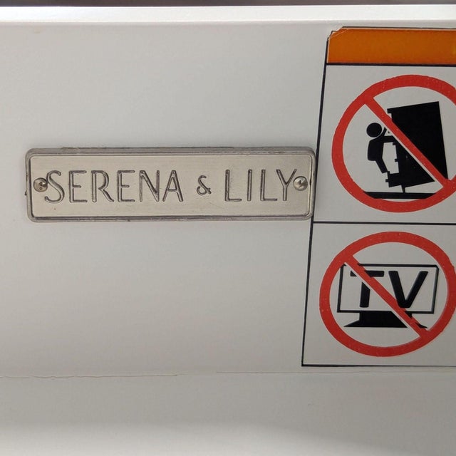 Serena & Lily Harbour Cane Changing Table For Sale - Image 11 of 18