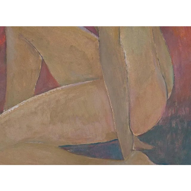 Laimdots Murnieks, Girl with Red Hair, 1996, Oil on Cardboard For Sale - Image 7 of 8