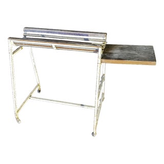 Vintage Industrial Work Trolley Table, 1950s For Sale