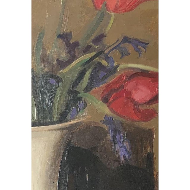 René Guinand, Bouquet de fleurs, Oil on Canvas, Framed For Sale - Image 4 of 9