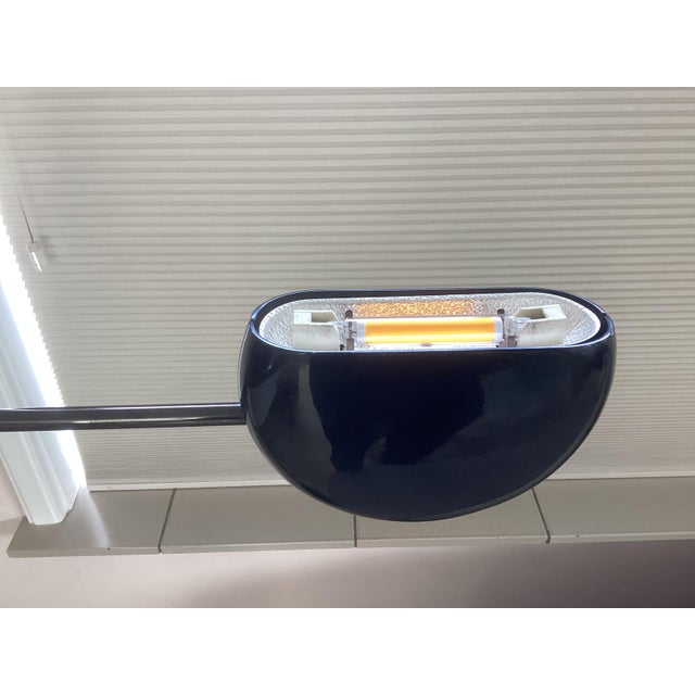 Black Tomo Floor Lamp by Toshiyuki Kita for Luci Italia, 1980s For Sale - Image 8 of 10