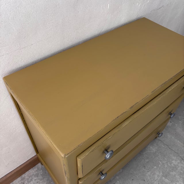 Small Patinated Chest of Drawers For Sale - Image 5 of 6