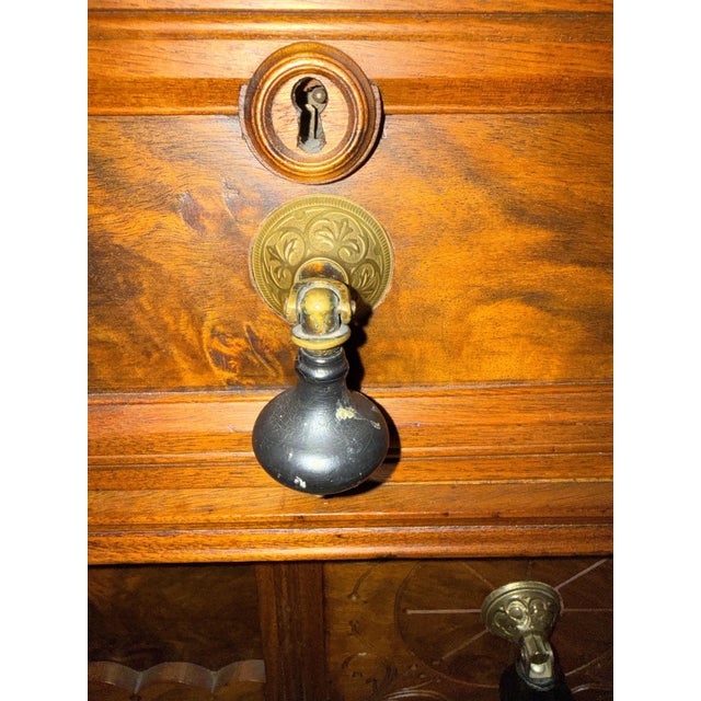 Late 19th Century Victorian Eastlake Walnut Dresser, Great Drawers, Excellent For Sale - Image 9 of 14