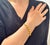 Heart Link 24 Karat Pure Yellow Gold Solid Bracelet, 16.5 Gm, 6.8 INCH For Sale - Image 10 of 18