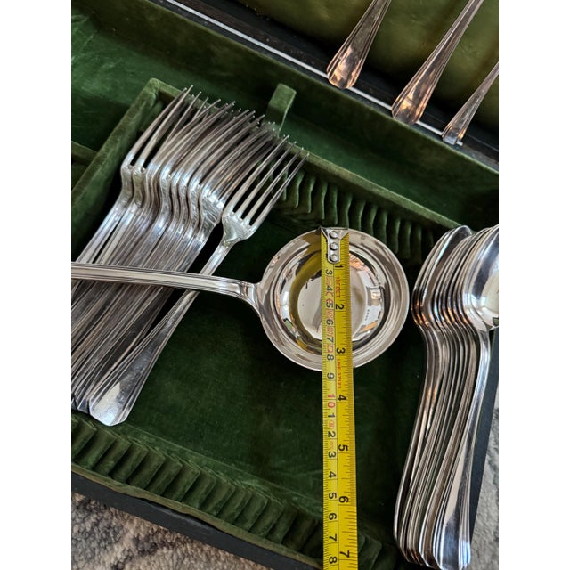 Vintage Christofle Silver Plate Cutlery - Set of 36 Piece For Sale - Image 12 of 13