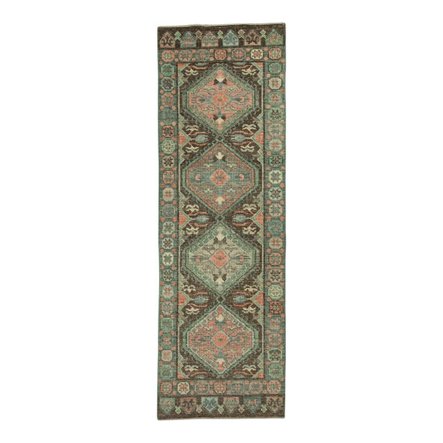 Turkish Oushak Rug 2'9" x 8'4" #20222 For Sale