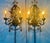 Metal Pair of Black Iron and Tole Painted Two-Light Sconces – Circa 1950s For Sale - Image 7 of 12