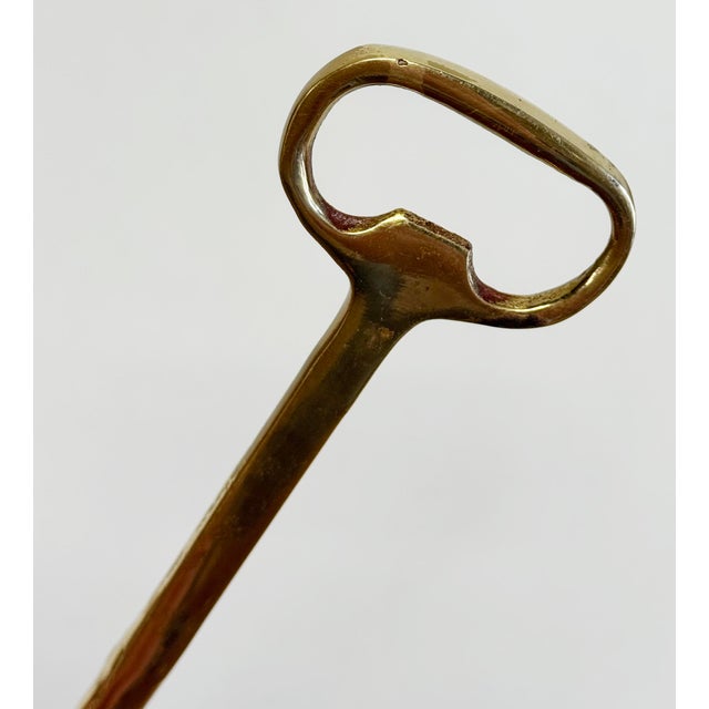 Brass Vintage Brass Golf Club Motif Bottle Opener For Sale - Image 8 of 8