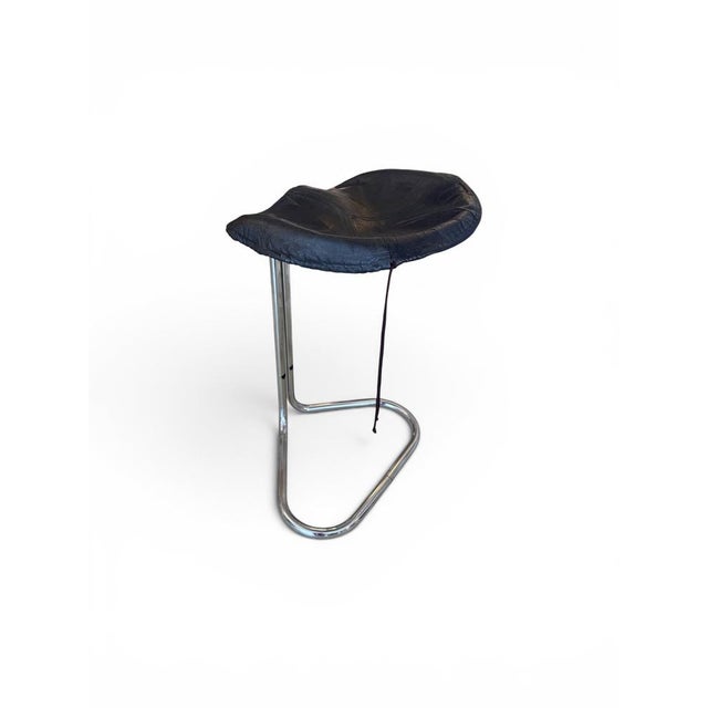 1960s Stainless Tractor Stool by Rodney Kinsman for O.M.K, 1970s For Sale - Image 5 of 6