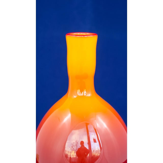 Glass Alicja Series Antico Bottle by Zbigniew Horbowy for Szczytna Śląska, Poland, 1970s For Sale - Image 7 of 7