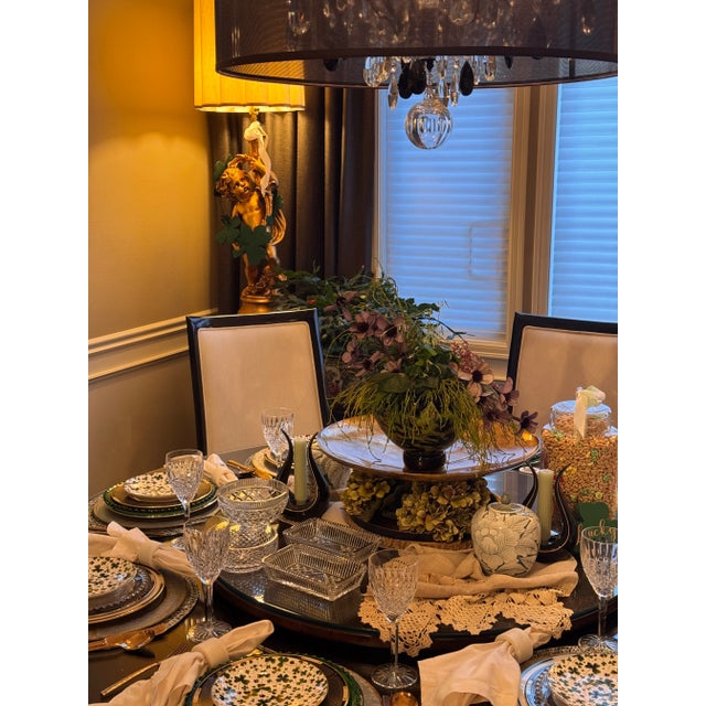 Traditional Vintage Waterford Crystal Large Open Butter Dish or Trinket Tray For Sale - Image 3 of 10