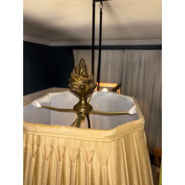 Metal 1980s John Richard’s Collection Neoclassical Brass and Crystal Corinthian Column Floor Lamp - a Pair For Sale - Image 7 of 15