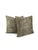 From S. Harris is Monday Muse in the color Titan pillow cover. Metallic weaves of gray and silver and stunning abstract...