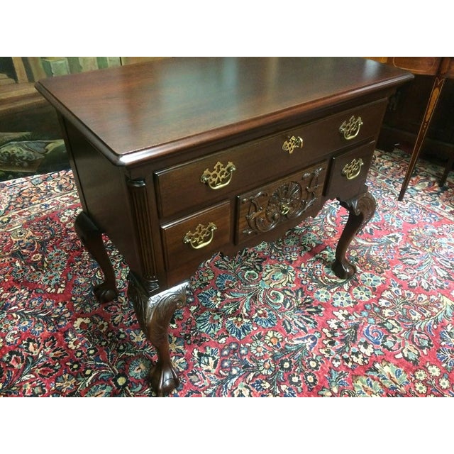 Brown Vintage Lowboy Chest, Hickory Chair Furniture, James River Plantation For Sale - Image 8 of 11