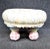 Mackenzie Childs Tufted Upholstered Footstool For Sale In Philadelphia - Image 6 of 6