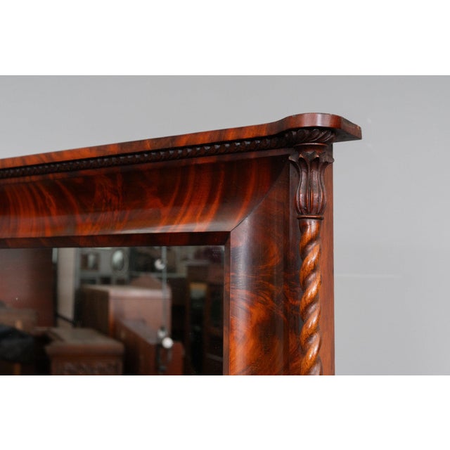 Biedermeier Mirror with Console in Mahogany, 1800s For Sale - Image 15 of 17