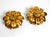 Vintage Gilded Floral Wall Lamps, 1970s, Set of 2 For Sale - Image 10 of 18