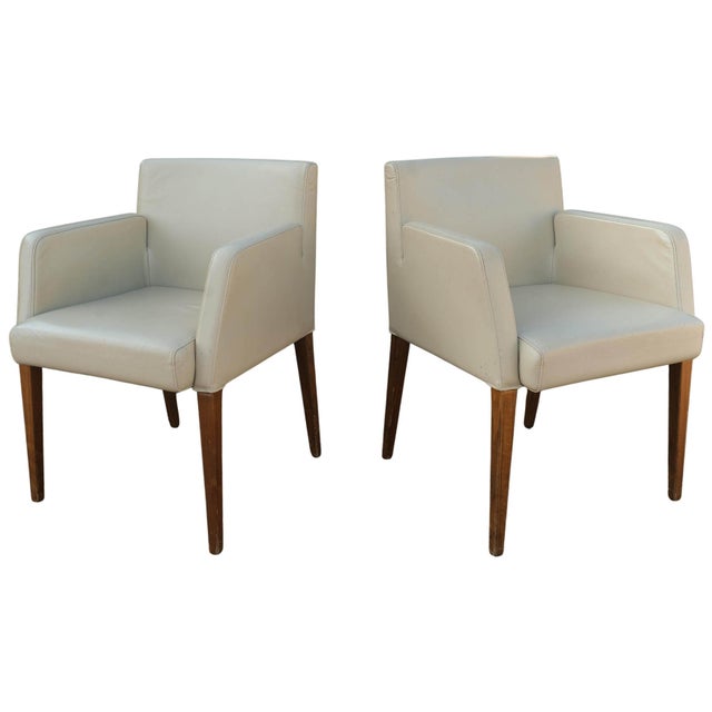 Set of D20 Armchairs in Cream Leather and Beech from Hülsta, Stadtlohn, Germany, 1990s For Sale - Image 11 of 11