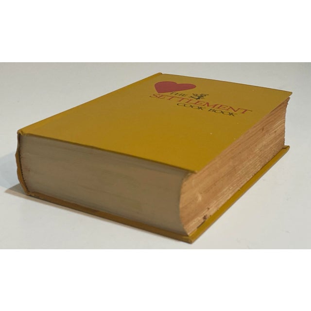 The Settlement Cook Book - Gold and Red Kitchen Vintage Decor For Sale - Image 4 of 10